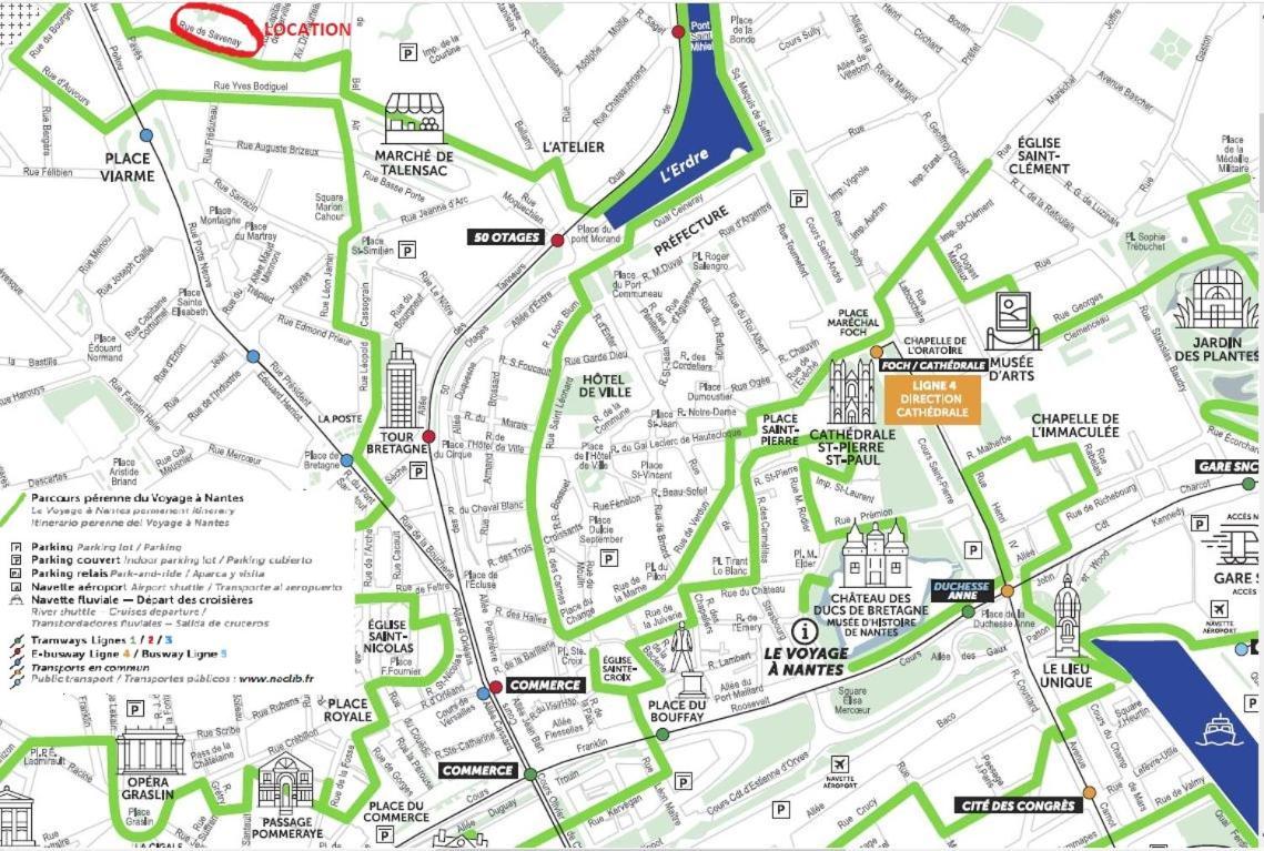 Apartament Nantes-Talensac Zewnętrze zdjęcie